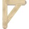 Ekena Millwork Traditional Craftsman Rough Sawn Bracket w/ Offset Brace, Douglas Fir, 8"W x 30"D x 36"H BKT0806X30X36TRA04RDF - alternate 4